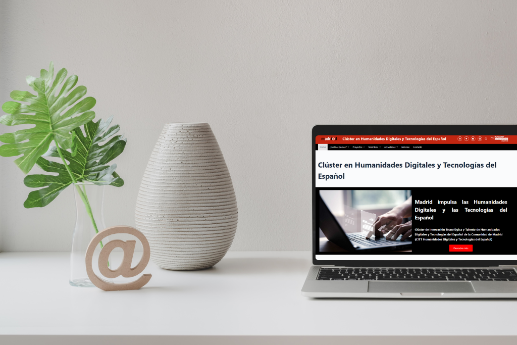 Nueva actualización de la página web del Clúster de Humanidades Digitales y Tecnologías del Español para optimizar la experiencia de usuario 